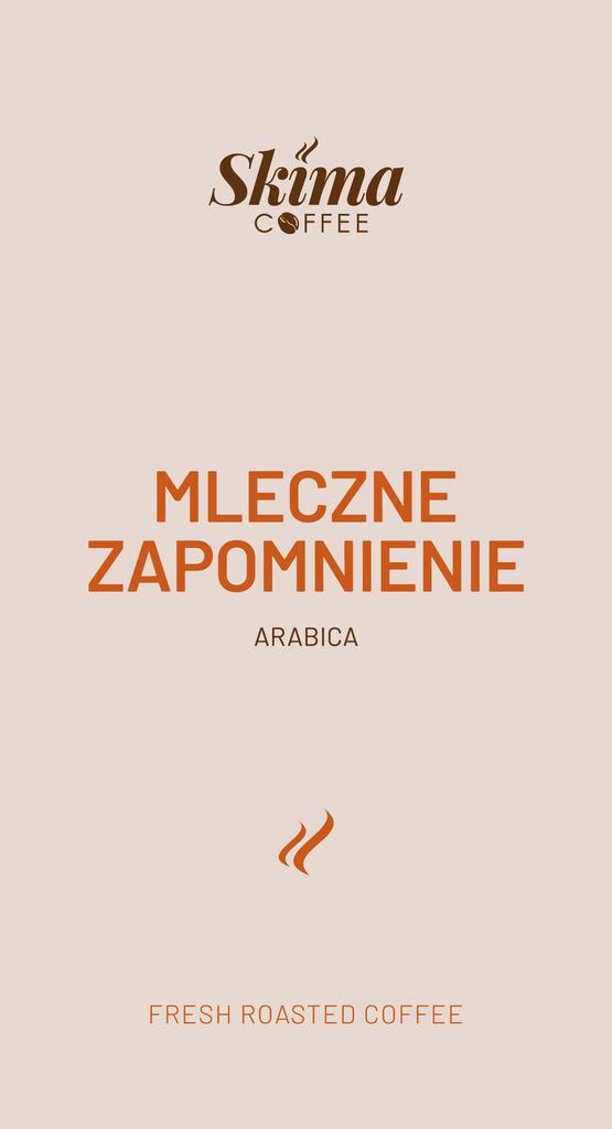 Kawa ziarnista 500g MLECZNE ZAPOMNIENIE 100% ARABICA Świeżo Palona + GRATIS