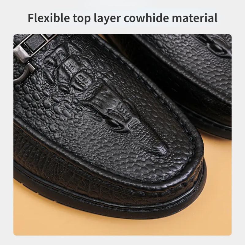 Men's Genuine Leather Moccasins Driving Shoes