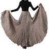 Women Skirt Skirt Elastic High Waist Maxi Pleated Dance Skirt Party