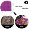 1.2cm Round Ball Barbecue Mat High Temperature Resistant Silicone Oil Drain Mat Placemat Can Be Used As Small Round Ball Cookie Mold
