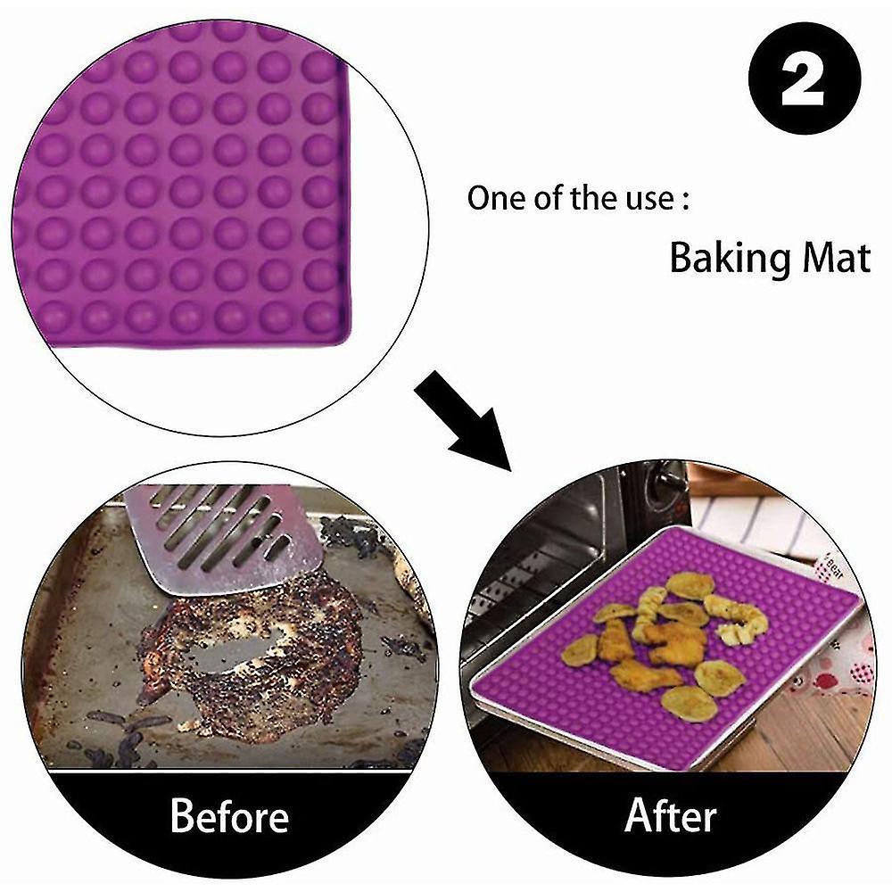1.2cm Round Ball Barbecue Mat High Temperature Resistant Silicone Oil Drain Mat Placemat Can Be Used As Small Round Ball Cookie Mold