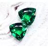 Natural Emerald Colombia 20+ Ct 2 Pcs Pair Certified Fabulous Loose Gemstone
