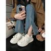[Soft Sheepskin] Thick-soled Heightening German Training Shoes Women's 2025 Spring New Casual Versatile Forrest Gump Shoes Sports Shoes