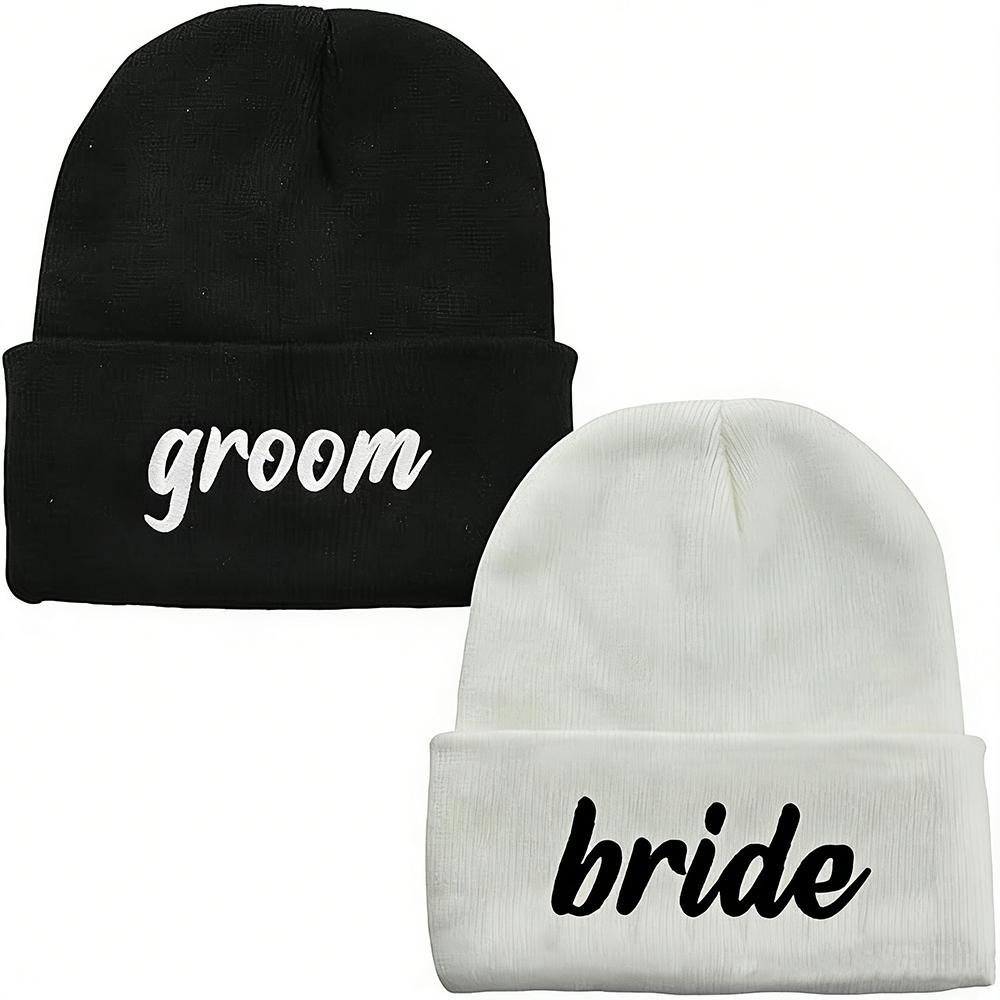 

2 шт. Шапка для жениха и невесты для мужчин и женщин, свадебные пары, помолвка, девичник, девичник, свадебное путешествие, необходимые вещи 27X16CM
