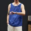 American Solid Color Trendy Brand Ice Silk Round Neck Quick-drying Sports Running Jersey Sleeveless Vest