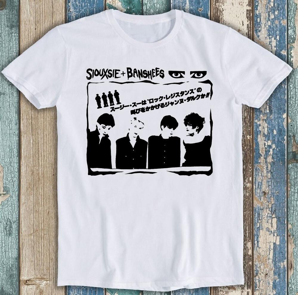 

Siouxsie Banshees Homage Japanese Punk Rock Music Funny Gift Tee T Shirt 1832 4XL