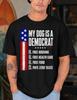My Dog Is A Democrat Free Housing PNG for T-and Kids Tshirt, Funny Political Dog Digital Download, Patriotic Humor and Kids Tshirt Design Graphic PNG