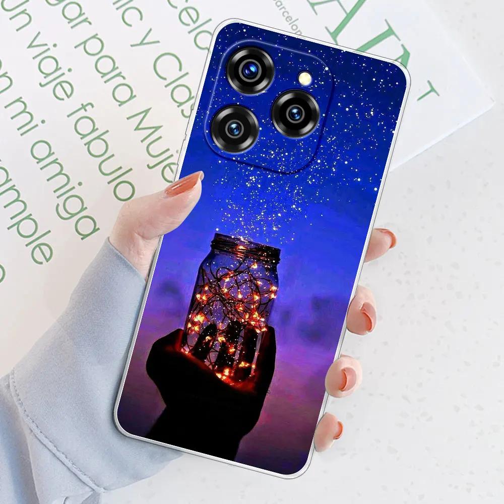For Oukitel C50 Case Clear Shockproof Cover For Oukitel C51 Printing Soft Silicone TPU Phone Case for Oukitel C51 C 50 New Coque