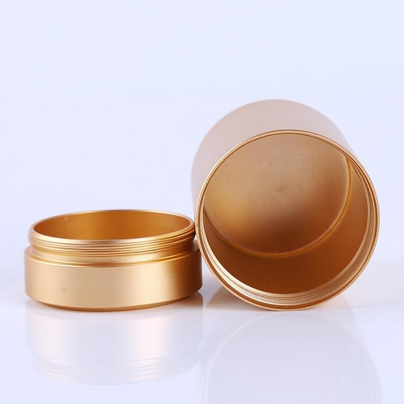 Metal Aluminum Sealed Cans Portable Travel Tea Caddy Airtight Smell Proof Container Stash Jar