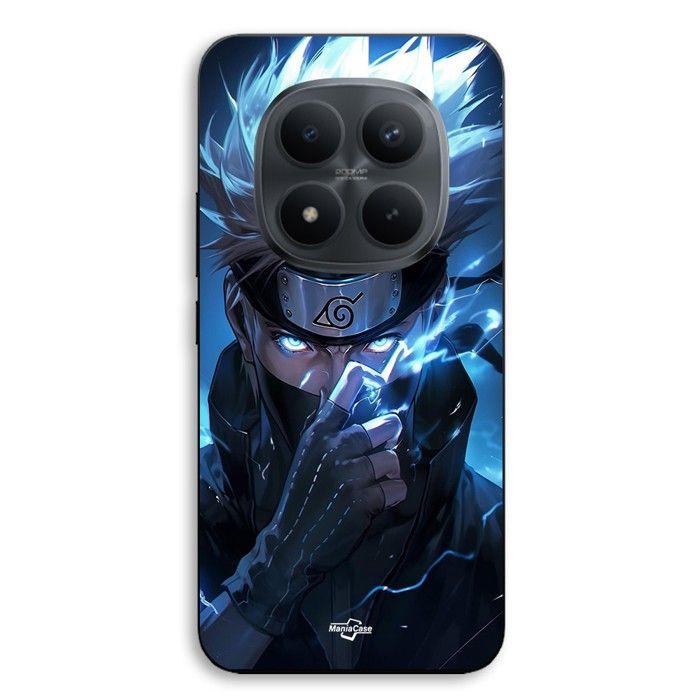 Coque téléphone - MANIACASE - Xiaomi Redmi Note 15 Pro 5G - Silicone TPU - Kakashi Hatake (anime fanart) - Noir