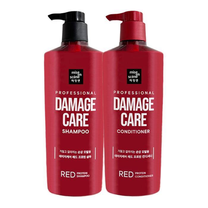 

mise en scène Damage Care Red Protein Shampoo 680ml + Conditioner 680ml (14334800)