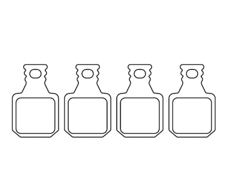 Vesrah BP050C Cross Country Magura MT7 Disc Brake Pad