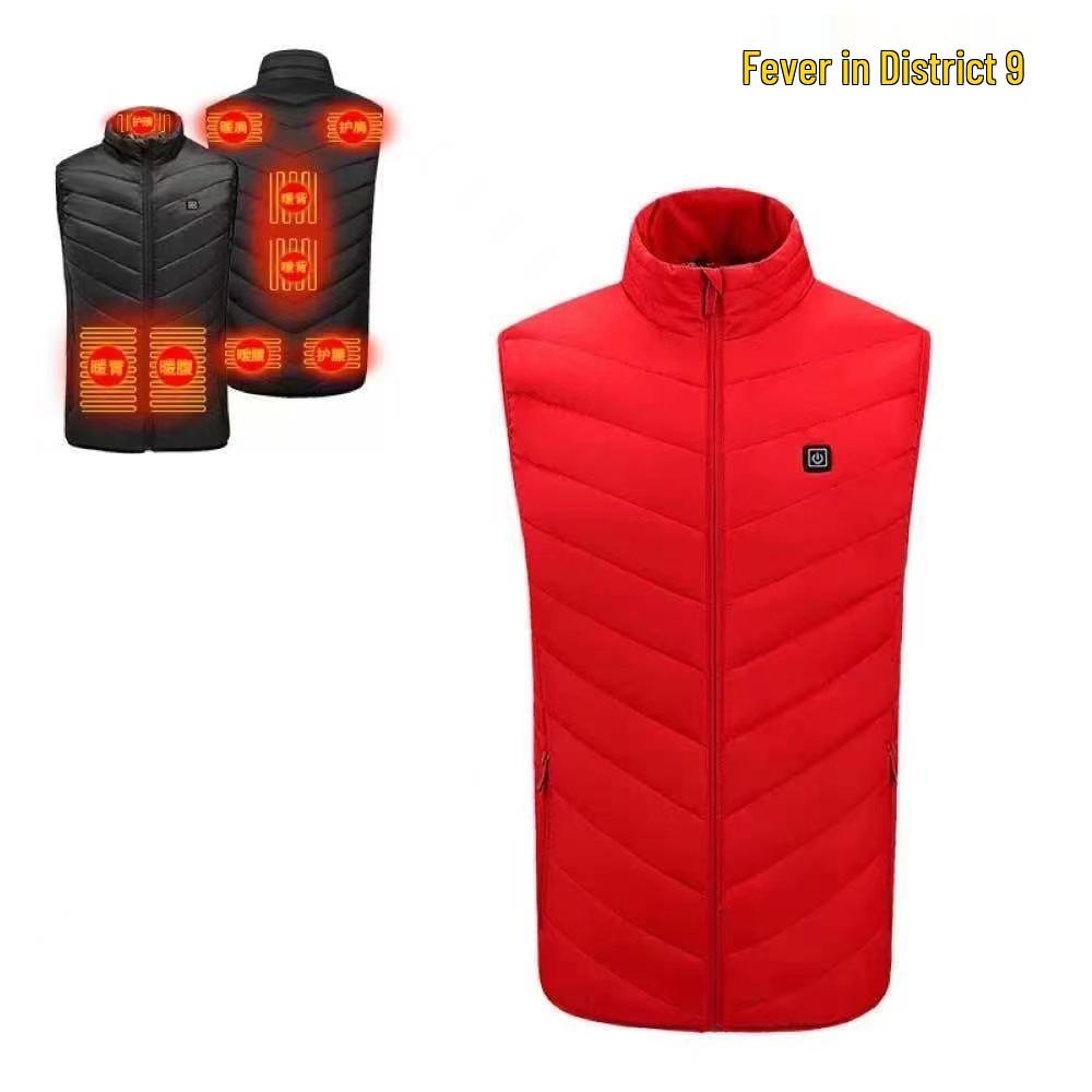 Unisex Smart Electric Heating Vest - Full Body, Constant Temperature