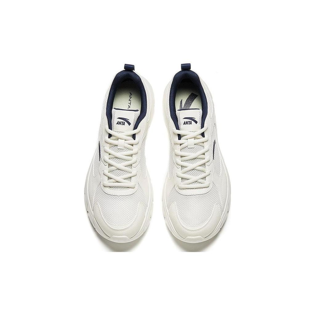 Anta Comfortable Sports Non-Slip Wear-Resistant Low-Top Running Shoes Men Sneaker White 912345580-5