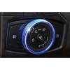 For Ford Focus 2012-2018 Blue Alloy Headlight Switch Control Button Trim new 1x