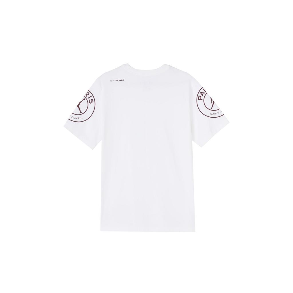 Jordan T Shirts Men's White Crew Neck Moderate Straight Fit CK9780-100