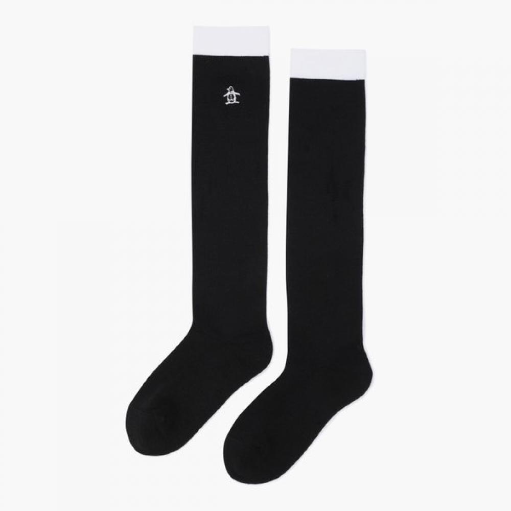 MunSingwear Women S baSic Knee SockS Black mr122lSo11 BLCK_BLCK/FR