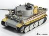 ET Model WWII Deutscher Tiger I Frühes Modell Schwerer Panzer Turm Plastikmodellbausatz Teile 1/35 (Universal) P35-351 (Panzer)