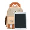 Children's Cartoon Color Block Small Backpack Kindergarten Schoolbag
