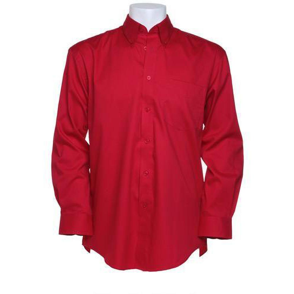Kustom Kit Mens Long Sleeve Corporate Oxford Shirt