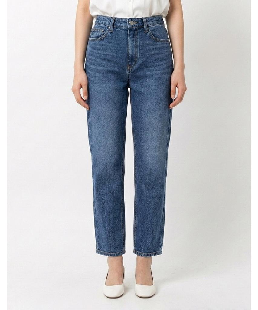 VANAKE Baggy Fit Washed Denim Pants_Vb33Dlq303B
