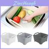 Cesta coladora de plástico moderna y simplista para verduras y frutas, organizador de cocina práctico
