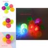 Durable Tpr Material Pet Toy Ball Glowing And Squeaky Random Color