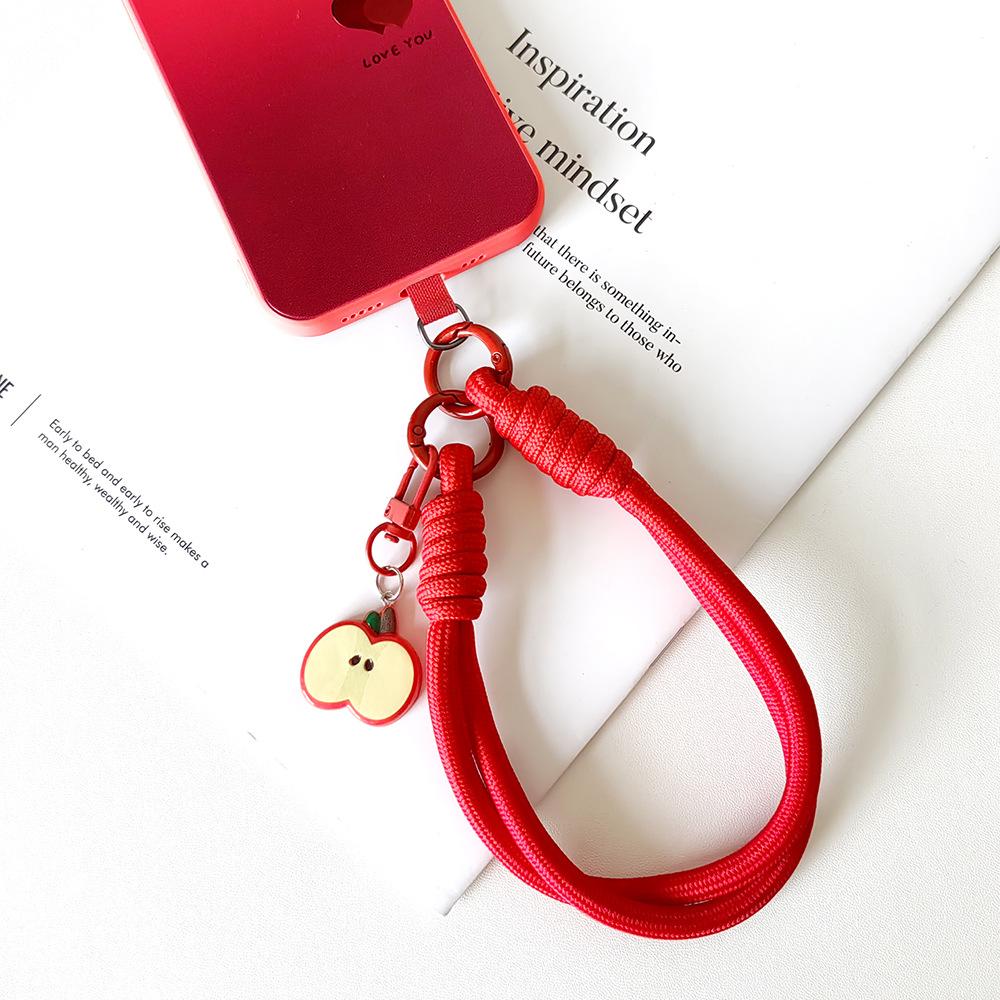 1 Pezzo Cordino da Polso Audace di Alto Valore Rosso Cina Raffinato Cordino per Cellulare Pendente a Catena per Cellulare da Viaggio Anti-smarrimento alla Moda e Versatile