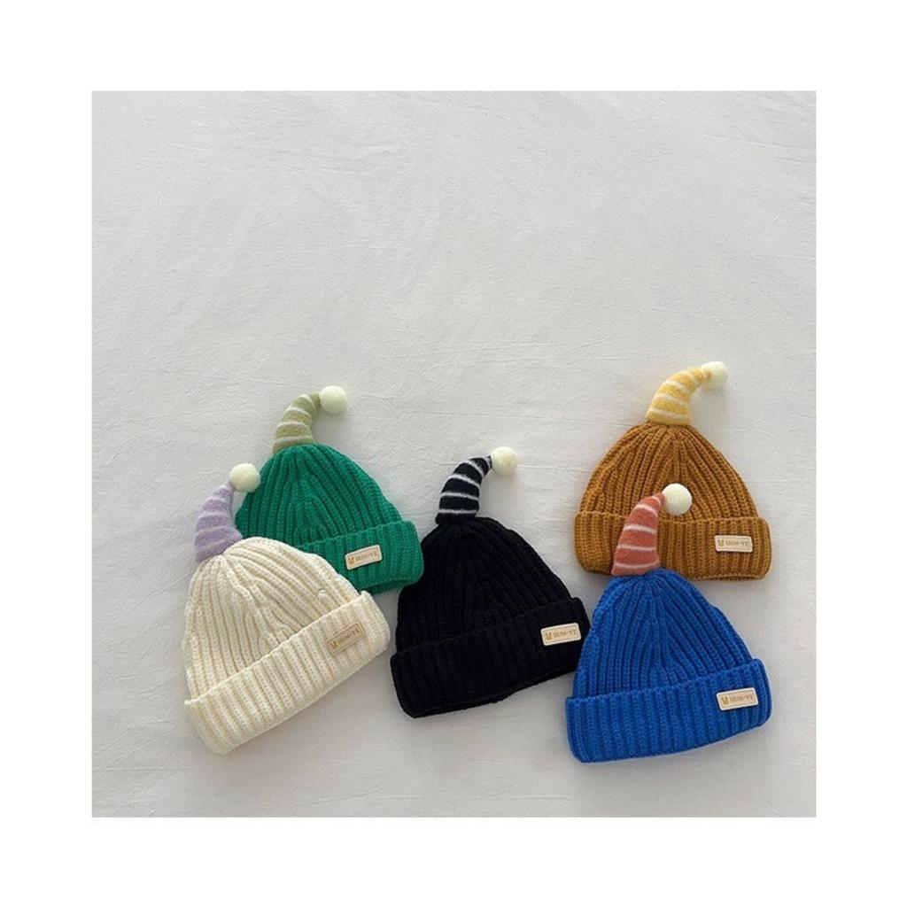 Baby Hat, Men's and Women's, Woolen Hat, Warm Hat, Baby Ear Protection Hat, Thick, Knitted Hat