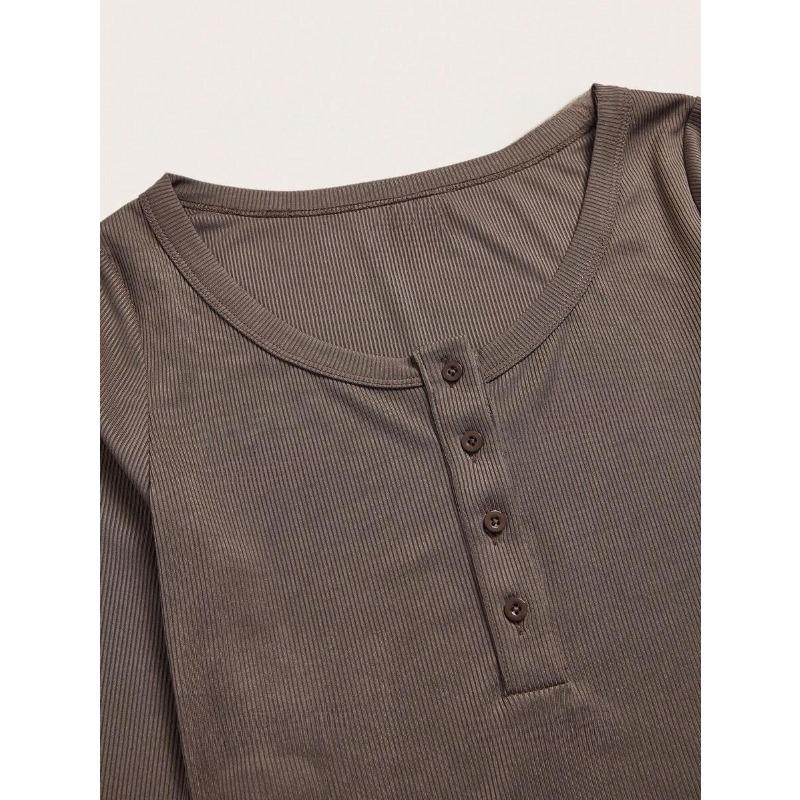 Dámská móda Ležérní jaro podzimní jednobarevné halenky a košile s dlouhým rukávem a výstřihem