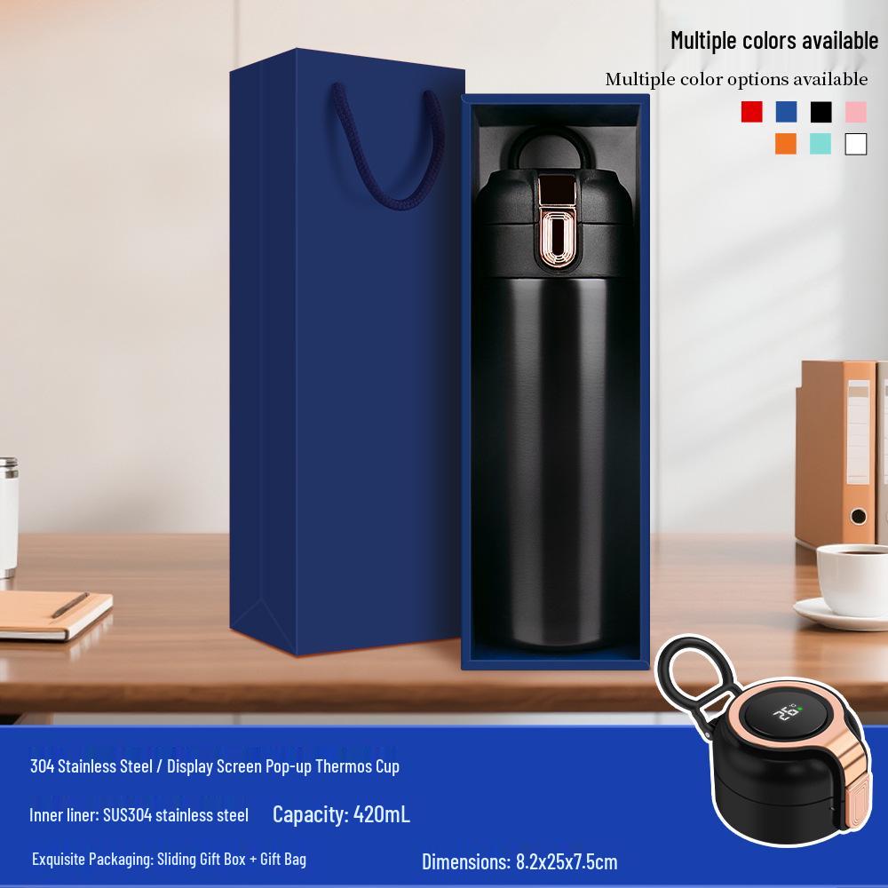 Custom Logo Insulated Mug Gift Set for Company Events and Customer Souvenirs
