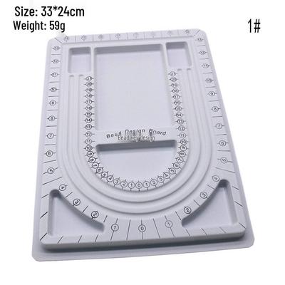 DIY Návrhová deska na náramky a náhrdelníky s korálkovací podložkou a měřítkem na korálky