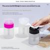 Nail Art Press Pump Bottle Leakproof Design Easy Press Dispensing For Home Diy Nail Care Salon Use