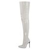 Ladies Boots Over Knee Plus Size Metal Heel Fashion Heel High