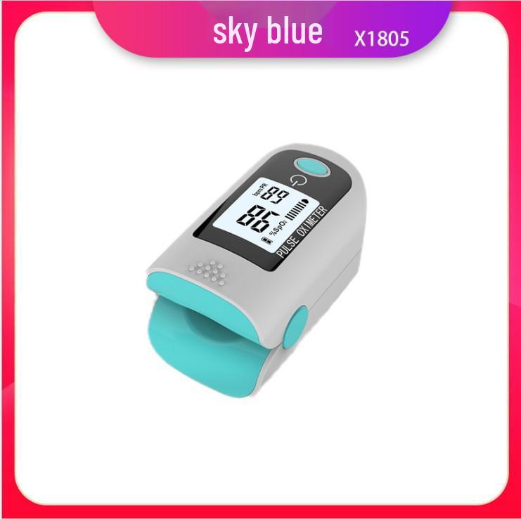 

Spot Finger Pulse Oximeter: Blood Oxygen & Pulse Monitor English Battery Version небесно-голубой