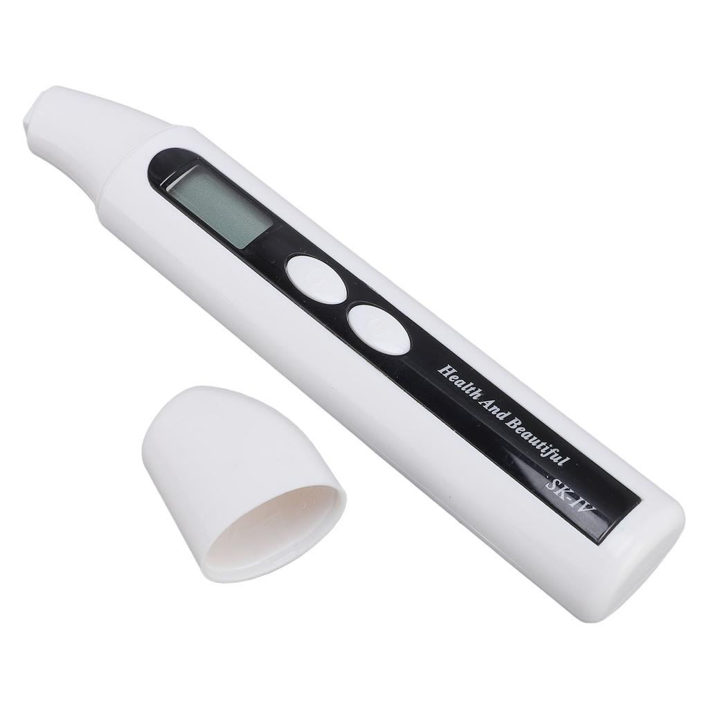 2 in 1 Skin Hydration Tester Meter Digital LCD Display Backlight Skin Care Detector Skin Oil Analyzer for Forehead Cheeks Eyelids