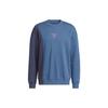 Pullover Herren Blau Rundhals Mäßig Regular HI3837