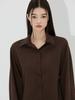 VIAROAMER Dolman Sleeve Shirt - Deep Brown