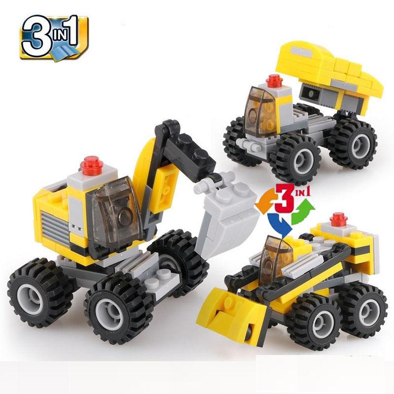 Non-Toxic Sluban 0155 Children Princess Pink Dream Snack Car Model Figure Blocks Educational Construction Building Bricks Toys For Children