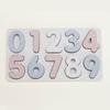 Silicone Early Education Digital Puzzle 3D Design Number Board Toy  Toddler Play