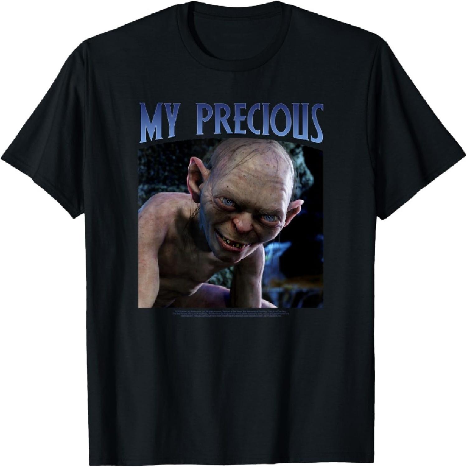Lord Of The Rings Gollum My Precious Poster T-Shirt S разноцветный