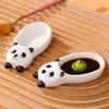 Cartoon Panda Ceramic Taste Plate Household High-Value Seasoning Sauce Oil Plate Vinegar Plate Cute Shape Hot Pot Dipping Plate