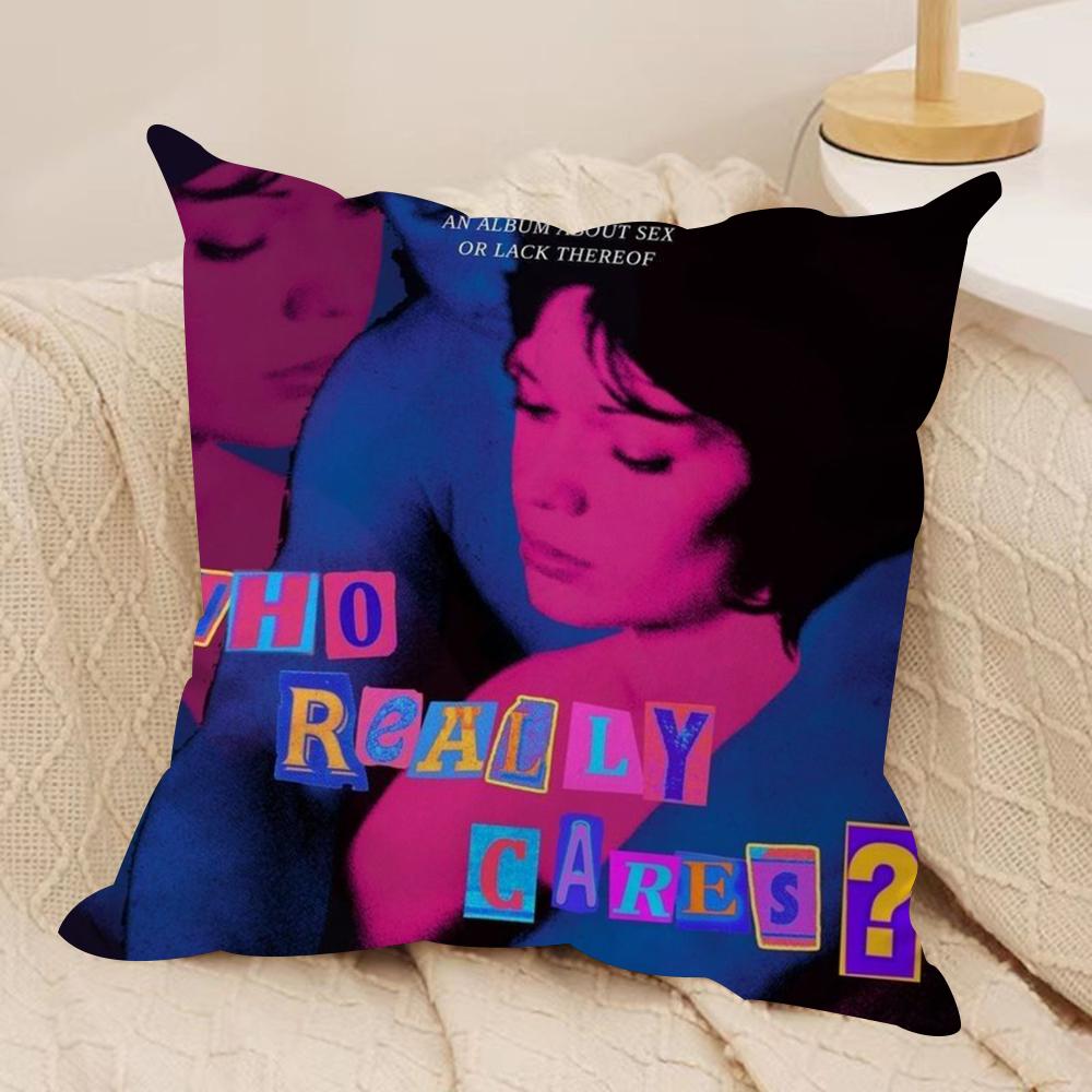Музыкальная группа TTvGirl Наволочка Мягкая Плюшевая Ткань Двусторонняя Печатная Наволочка для Дивана Все Сезоны Домашний Декор Подарок 30x30cm
