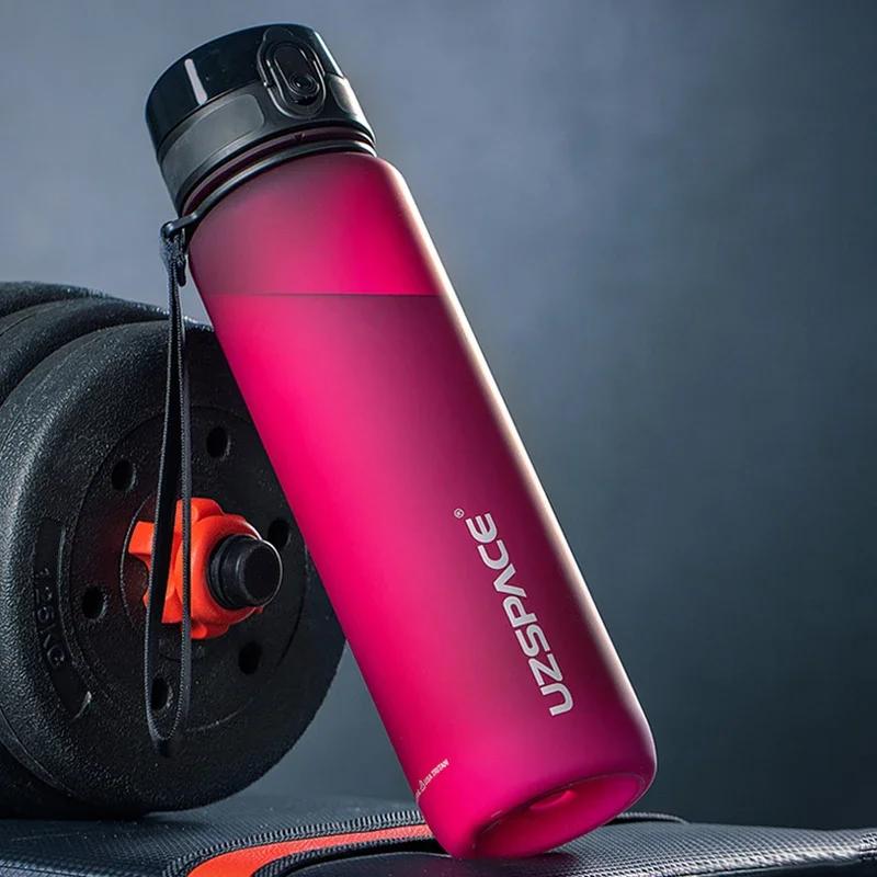Sports Water Bottle Tritan Plastic Drink Bottle water BPA Free hydro flask Shaker Outdoor Travel Portable Leakproof Drinkware