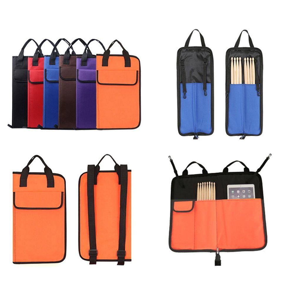 Oxford Cloth Drum Stick Bag Large Capacity Gig Drum Stand Handbag Drum Mallet Pocket  Storage