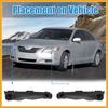 1 Pair Left and Right Side Front Bumper Retainer Support Bumper Bracket for Toyota Camry 2012-2015 5253606120 5253506130 Replacement