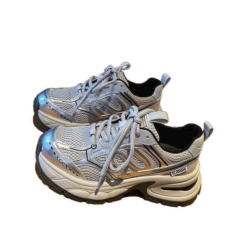 Daddy shoes women's Forrest Gump shoes platform sneakers retro 2025 spring new ins trendy casual versatile explosion