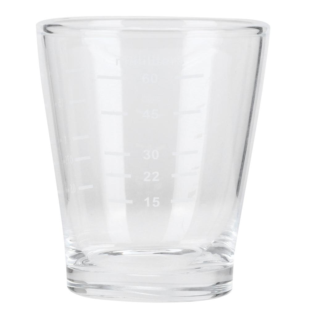 80ml šálek na kávu s váhou, odměrka na mléko, pro domácí kancelář, kavárnu, průhledný