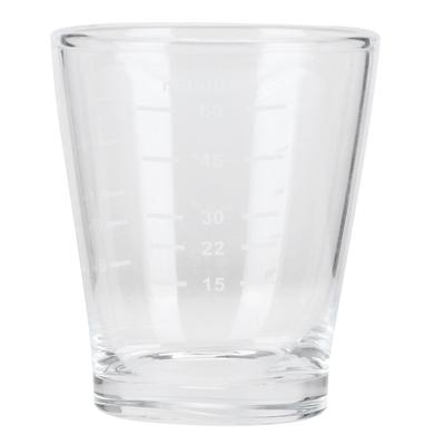 80ml Coffee Cup with Scales Milk Measuring Glass for Home Office Coffee Shop Transparent