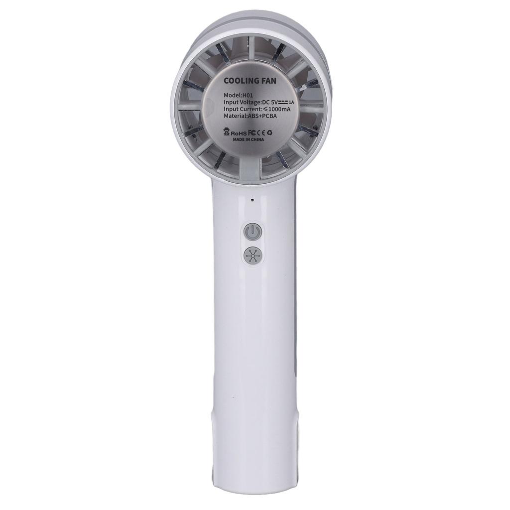 Handheld Cooling Fan USB Rechargeable Semiconductor Refrigeration Hand Fan with Cold Compress